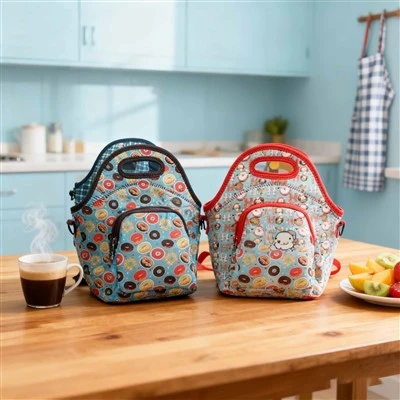 Tas Makan Siang Neoprene Dengan Tali Bahu